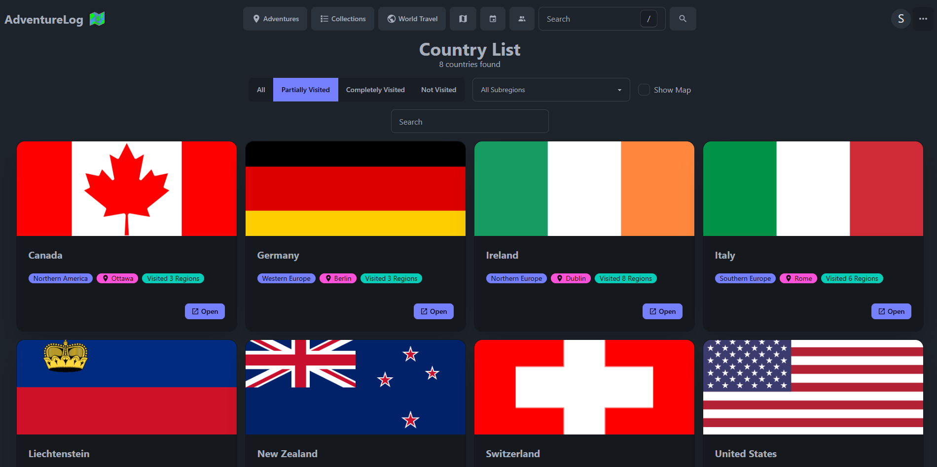 Countries